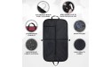 Inspire Products Heavy Duty Garment Bag for Travel Hanging Clothes Closet Storage Suits Dresses Tuxedos Coats - BIEYLJURR