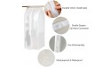 Jecpuo Hanging Garment Bags for Closet Storage Large PEVA Translucent Clothing Dustproof Cover Clothes Storage Organizer for Travel - BTXXE18AS