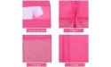 Kernorv Dance Costume Bags,36 Foldable Garment Bags for Dance Competitions Garment Bag with 2 Zipper Mesh Pockets and Clear Window for Dance Costumes Storage or Travel 3 Pack,Pink - BLEZ0VGVG