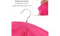 Kernorv Dance Costume Bags,36 Foldable Garment Bags for Dance Competitions Garment Bag with 2 Zipper Mesh Pockets and Clear Window for Dance Costumes Storage or Travel 3 Pack,Pink - BLEZ0VGVG