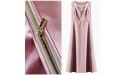 Luxury Silky Garment Bag Zippered Closet Storage Organizer for Suits Dress Coat Clothes Carry Cover Travel Cover pink - BJLLDOG0M