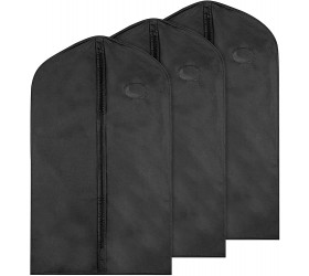 Right Hardware Garment Bag for Storage; Pack of 3 Bags; Keep Your Suit Costume Uniform and Other Clothes Safe - BAXABQL28