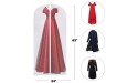 Shlyfen 62 inch Dress Bags for Gowns Long,Garment Bags for Hanging Clothes 23×62 3Pcs - B4XD3OZ2M