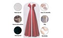 Shlyfen 62 inch Dress Bags for Gowns Long,Garment Bags for Hanging Clothes 23×62 3Pcs - B4XD3OZ2M