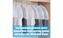 Shoulder Covers Garment Covers Clothes Covers for Closet Storage Suit Coats Jackets Dress Closet Storage 16 Pieces - BU37DMEW4