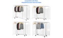 Simple Houseware Clear Garment Rack Cover - BGNAZBWFC
