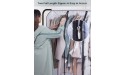 SLEEPING LAMB 50'' Extra Large Clear Garment Rack Cover and 54'' Hanging Clothes Storage Bag - BOIEX4446
