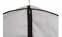 Tuva Breathable Cotton Long Dress Fur Coat or Suit Tuxedo Garment Bag 60 Inch Grey - BJR95ZQM8