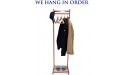 WEISBROTHER Wooden coat Rack Made of Red Wood. Durable wooden Clothes Rack Suitable for clothing. Well-painted Suit Rack can use in Sitting Room,Bedroom,office,Hotel etc as Floor Hanger or Hanger Tree. - B5WFHQX8C