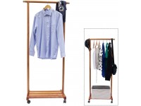 WEISBROTHER Wooden coat Rack Made of Red Wood. Durable wooden Clothes Rack Suitable for clothing. Well-painted Suit Rack can use in Sitting Room,Bedroom,office,Hotel as Hanger Tree or Floor Hanger. - BICU4Q0YX