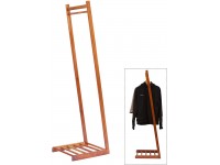 WEISBROTHER Wooden coat Rack Made of Red Wood. Durable wooden Clothes Rack Suitable for clothing. Well-painted Suit Rack can use in Sitting Room,Bedroom,office,Hotel etc as Floor Hanger or Hanger Tree. - B5WFHQX8C