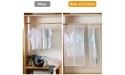XIAKE Garment Cover Dust Cover Coat Hanging Clothes Storage Bag Premium Thickened Clothing Organizer Moisture-proof Dust-proof Clothes Cover - BYAK05U4O