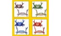 4PCS New Japanese Creative Cute Crab Pen Holder Weightlifting Crabs Pen Stand Pen Holder for Desk Stationery Gift for Pen Lovers Shopwindow Office - BM8ZQAVON