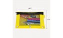BAZIC Pencil Pouch 3 Ring Binder Pouch w Rivet Enforced Rings Holes Mesh Window Zipper Pouches Case Cosmetic Bag Bright Assorted Color 24-Pack - BYJBH3TCK