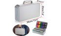 BTSKY 300 Slots Colored Pencil Organizer Deluxe PU Leather Pencil Case Holder with Handle Strap Pencil Box Large for Colored Pencils Watercolor Pencils Grey - B1NWVDRW8