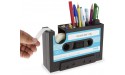 Cassette Tape Dispenser Pen Holder Vase Pencil Pot Stationery Desk Tidy Container Office Stationery Supplier Gift Blue - BBY9S3G9W