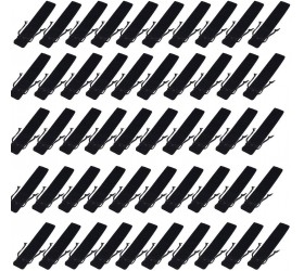 Crqes 50 Pcs Black Velvet Pen Pouch Sleeve Holder Single Pen Bag Case Pencil Bag - BZ4ZUW4KT