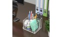 FEMELI Desktop Storage Pen Organizer Pencil Holder for Desk Office Home,Acrylic - B2BQJ6S0C