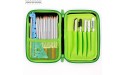 Green Pencil Case Boys Cute School Supply Organizer Cool Pen Box Holder Bag with Zipper for Kids - BQYPHWWCS