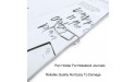 MUZHI Pen Clips Silver,Stainless Steel Pencil Holder for Notebook,Journals,Paper,Clipboard,Pictures-Fits Almost Any Pen Size 10 Pack - BSKNST8JZ