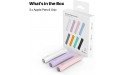 NIUTRENDZ 3 Pack Silicone Grip for Apple Pencil 2nd Generation Accessories Ergonomic Design Sleeve Compatible with Magnetic Charging and Double Tap Apple Pencil 2nd Generation White + Purple + Pink - B7G81YZSZ