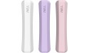 NIUTRENDZ 3 Pack Silicone Grip for Apple Pencil 2nd Generation Accessories Ergonomic Design Sleeve Compatible with Magnetic Charging and Double Tap Apple Pencil 2nd Generation White + Purple + Pink - B7G81YZSZ