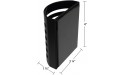 Tools for School Magnetic Pencil Holder Storage Organizer for School Locker Office Gym Refrigerator and Whiteboard. Extra Strong Magnet. 4” H x 3.25” W Black - BNRADF0TU