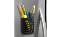 Tools for School Magnetic Pencil Holder Storage Organizer for School Locker Office Gym Refrigerator and Whiteboard. Extra Strong Magnet. 4” H x 3.25” W Black - BNRADF0TU