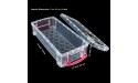 YJHSS 4-Pack Extra Large Capacity Pencil Box Clear Plastic Multipurpose Utility Box Office Supplies Storage Organizer Box for Pens Brush Painting Pencils College Student Kids School Art Supplies - BKKQHUIDM