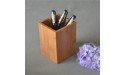 YOSCO Bamboo Wood Desk Pen Pencil Holder Stand Multi Purpose Use Pencil Cup Pot Desk Organizer - BLDHDH8ME