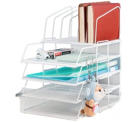 BDPP Storage File Rack File Holder Multi-Layer Storage Box File Rack Metal Mesh Office Supplies File Sorter Suitable for Home,Office Or School School Home Office Folder Color : A - BHICMBNAN