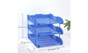 BDPP Storage File Rack File Holder Plastic Large Capacity File Rack Three-Story Office File Sorter Suitable for Office,Home,School and Dormitory School Home Office Folder Color : C - B79FD3HRA