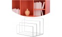 JUSTQIANG Book Paper Stand Office Folder School File Organizer Desktop Document Holder Multifunctional Letter Magazine Home Standing File Organizer - B851AU7MZ