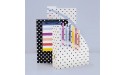 Kate Spade New York Letter Size File Folder and Magazine Holder Black and White Desk Organizer for School Office Black Spade Dot - BC4YUNMPQ