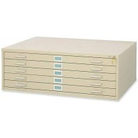 Safco Products Flat File Closed Base for 5-Drawer 4998TSR Flat File sold separately Tropic Sand - BL707HR9G