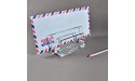 COM.TOP Acrylic Letter Sorter Clear for Paper Mail Envelope Organizer | Office Supplies Desk Accessories 6.4 x 2.4 x 3.1 - BJDA6LF5J