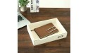 MyGift Vintage White Wood Stackable Paper Tray Organizer for Desk Document File and Mail Holder with Metal Label Holder - BY46CWQVQ