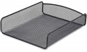 Safco Products Onyx Mesh Single Tray Desktop Organizer 3272BL Black Powder Coat Finish Durable Steel Mesh Construction - B38LP66U3