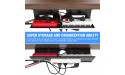 Under Desk Cable Management Metal Tray with Unique Hook Design for Cord Management Additional Storage Power Strips and Power Bricks Wire Organizer Rack for Cable Heavy Users Standing Desk - B4HG70IP9