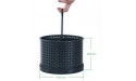 360-Degree Rotating Multi-Functional Pen Holder and Hanging File Organizer for Wall - BPENCE5XO