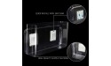 5Pack Acrylic Wall Mount File Holder 2 Sizes Clear Single Pocket Wall File Organizer Plastic Hanging Pockets Magazine File Folder Holders for Office Home Bedroom and Bathroom - BEFOEEL7S