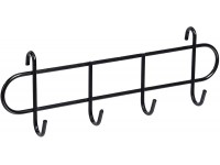 Basics Hook Rack for Wall Grid Panel Black - BDR4M213B