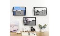 EasyPAG 6 Pockets Mesh Wall File Holder Hanging File Folder Organizer for Home and Office with Nametag Label Black - BN8BD9P1L