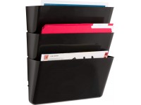 Lorell Vertical Black File System 13-1 8 x 4-1 4 x 14-3 4 Inches - BLPHUCB7L