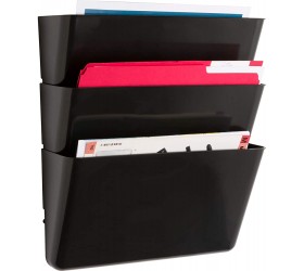 Lorell Vertical Black File System 13-1 8 x 4-1 4 x 14-3 4 Inches - BLPHUCB7L