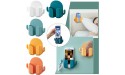 Wall Mount Phone Holders Self Adhesive Wall Phone Storage Box Wall Mounted Phone Holder Wall Smartphone Stand for Home Bedroom Bathroom Kitchen Office Wall Green 4.33x5.12in - BNSM2CJA6