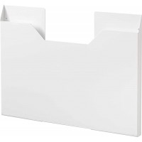 Yamazaki Home Table Storage Magnetic Rack Placemat Organizer Pocket Wall File One Size White - BER62RSNI